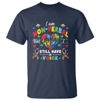 I Am Non Verbal But I Still Have A Voice Autism Awareness T Shirt Heart Puzzle