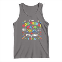 I Am Non Verbal But I Still Have A Voice Autism Awareness Tank Top Heart Puzzle