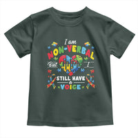 I Am Non Verbal But I Still Have A Voice Autism Awareness Toddler T Shirt Heart Puzzle