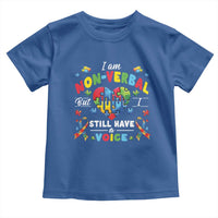I Am Non Verbal But I Still Have A Voice Autism Awareness Toddler T Shirt Heart Puzzle