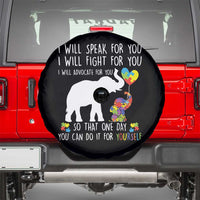 Autism Awareness Mom Spare Tire Cover I Will Speak Fight Advocate For You So That You Can Do It For Yourself