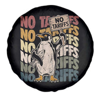 Funny Resist Penguins Spare Tire Cover No Tariffs On Penguin