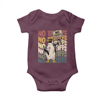 Funny Resist Penguins Baby Onesie No Tariffs On Penguin