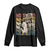 Funny Resist Penguins Long Sleeve Shirt No Tariffs On Penguin