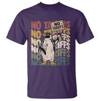 Funny Resist Penguins T Shirt No Tariffs On Penguin