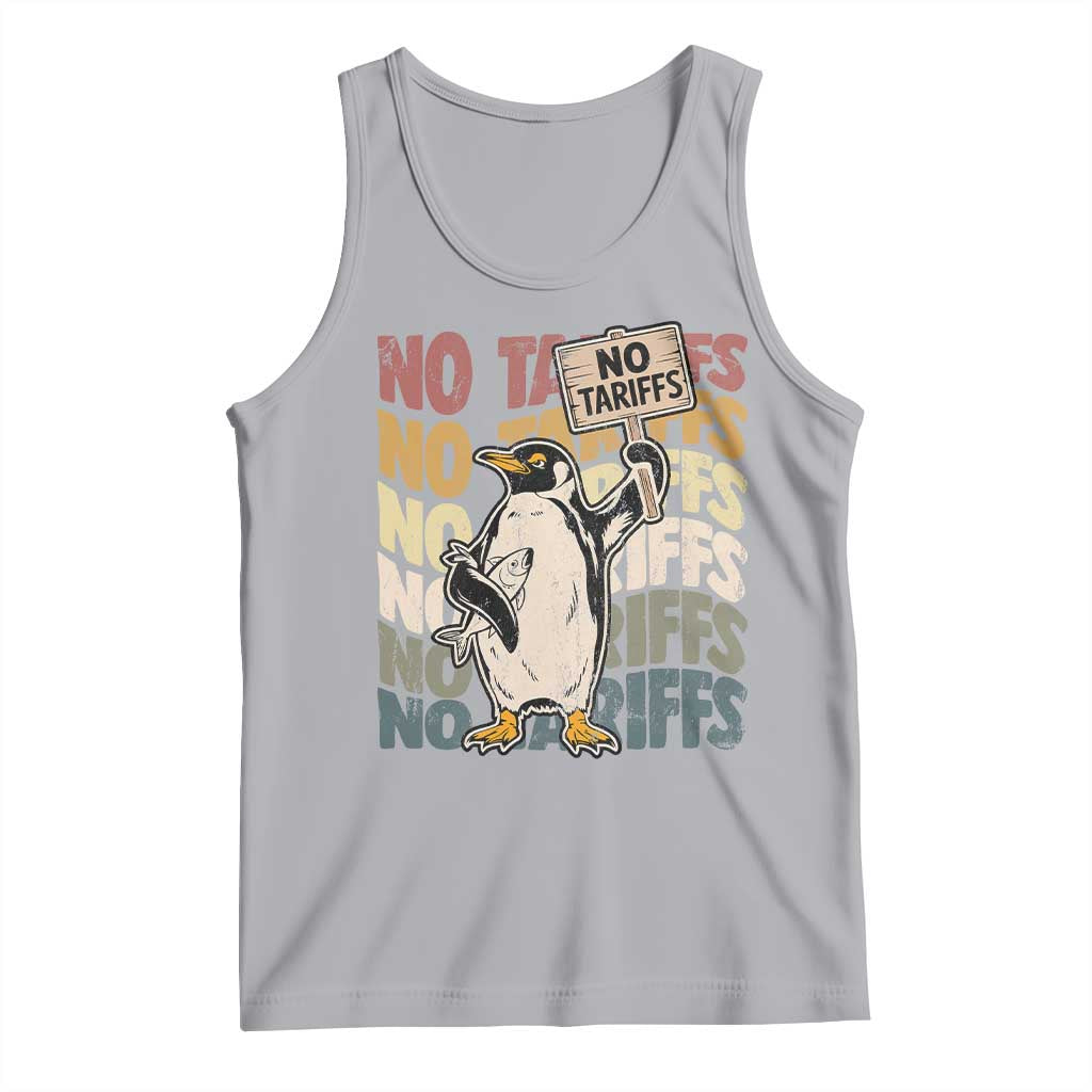 Funny Resist Penguins Tank Top No Tariffs On Penguin
