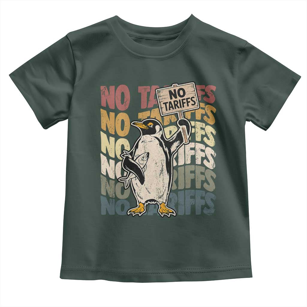Funny Resist Penguins Toddler T Shirt No Tariffs On Penguin