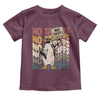 Funny Resist Penguins Toddler T Shirt No Tariffs On Penguin
