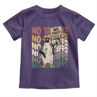 Funny Resist Penguins Toddler T Shirt No Tariffs On Penguin