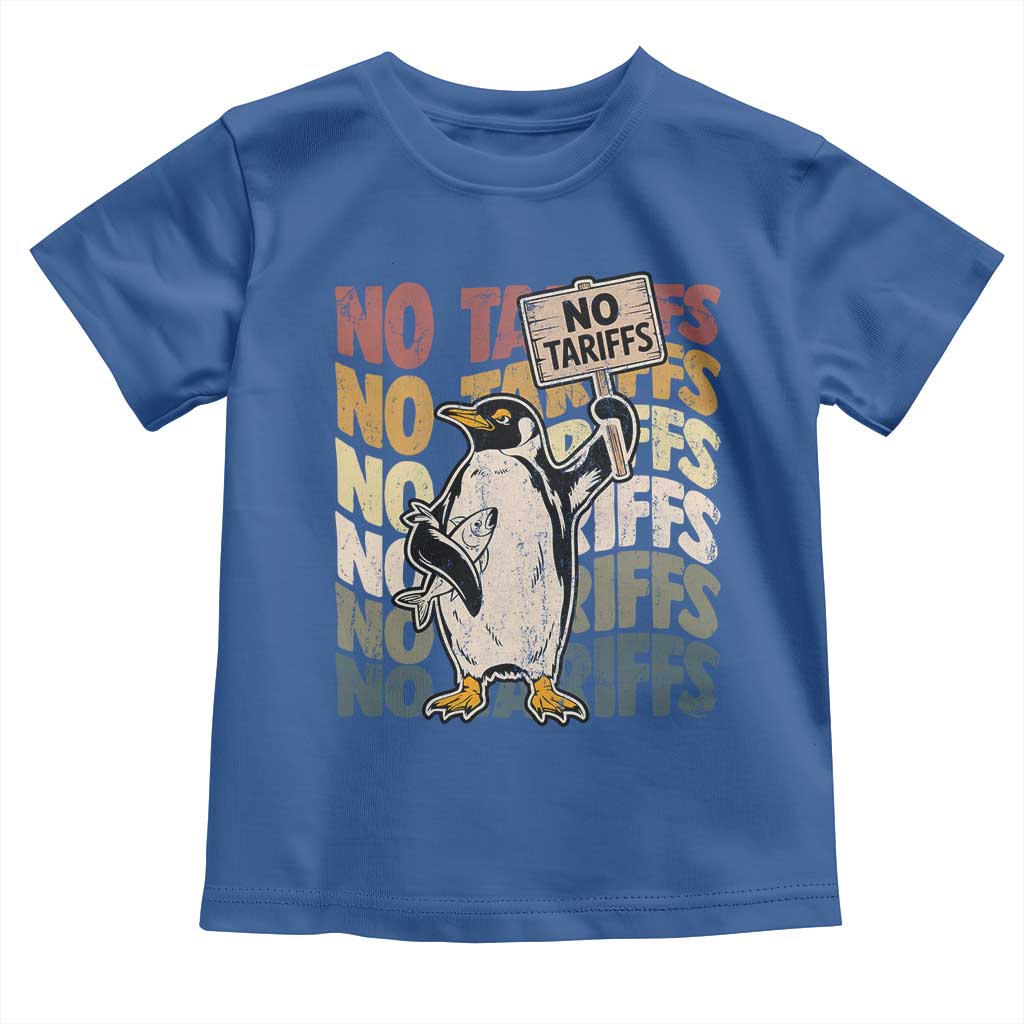 Funny Resist Penguins Toddler T Shirt No Tariffs On Penguin