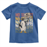 Funny Resist Penguins Toddler T Shirt No Tariffs On Penguin