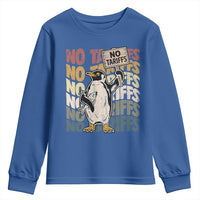 Funny Resist Penguins Youth Sweatshirt No Tariffs On Penguin