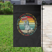 Funny Hands Off Garden Flag Resist Vintage Statue Of Liberty - Wonder Print Shop