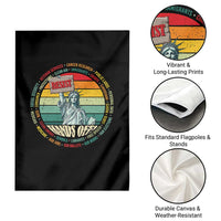 Funny Hands Off Garden Flag Resist Vintage Statue Of Liberty - Wonder Print Shop