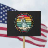 Funny Hands Off Protest Sign Resist Vintage Statue Of Liberty - Wonder Print Shop