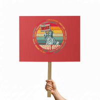 Funny Hands Off Protest Sign Resist Vintage Statue Of Liberty - Wonder Print Shop