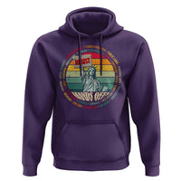 Funny Hands Off Hoodie Resist Vintage Statue Of Liberty