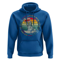Funny Hands Off Hoodie Resist Vintage Statue Of Liberty