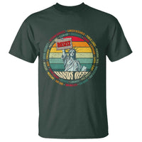 Funny Hands Off T Shirt Resist Vintage Statue Of Liberty
