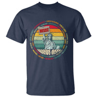 Funny Hands Off T Shirt Resist Vintage Statue Of Liberty