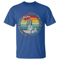 Funny Hands Off T Shirt Resist Vintage Statue Of Liberty