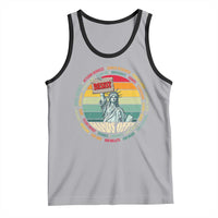 Funny Hands Off Tank Top Resist Vintage Statue Of Liberty