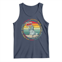 Funny Hands Off Tank Top Resist Vintage Statue Of Liberty