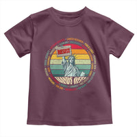Funny Hands Off Toddler T Shirt Resist Vintage Statue Of Liberty