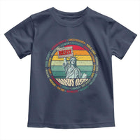 Funny Hands Off Toddler T Shirt Resist Vintage Statue Of Liberty