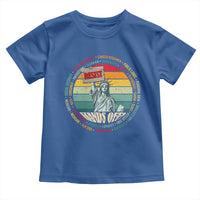 Funny Hands Off Toddler T Shirt Resist Vintage Statue Of Liberty