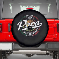 Funny El Papa Mas Chingon Spare Tire Cover Best Mexican Dad Father's Day