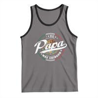 Funny El Papa Mas Chingon Tank Top Best Mexican Dad Father's Day