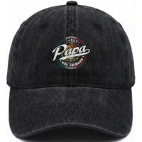 Funny El Papa Mas Chingon Washed Cotton Baseball Cap Best Mexican Dad Father's Day