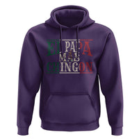 Funny El Papa Mas Chingon Hoodie Best Mexican Dad Father's Day Mexican Flag