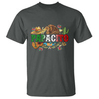 Funny Mexican Dad Papacito T Shirt Cinco De Mayo Golden Eagle Sombrero