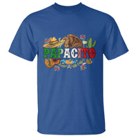 Funny Mexican Dad Papacito T Shirt Cinco De Mayo Golden Eagle Sombrero