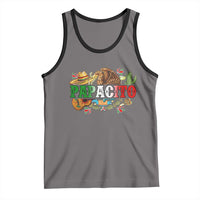 Funny Mexican Dad Papacito Tank Top Cinco De Mayo Golden Eagle Sombrero