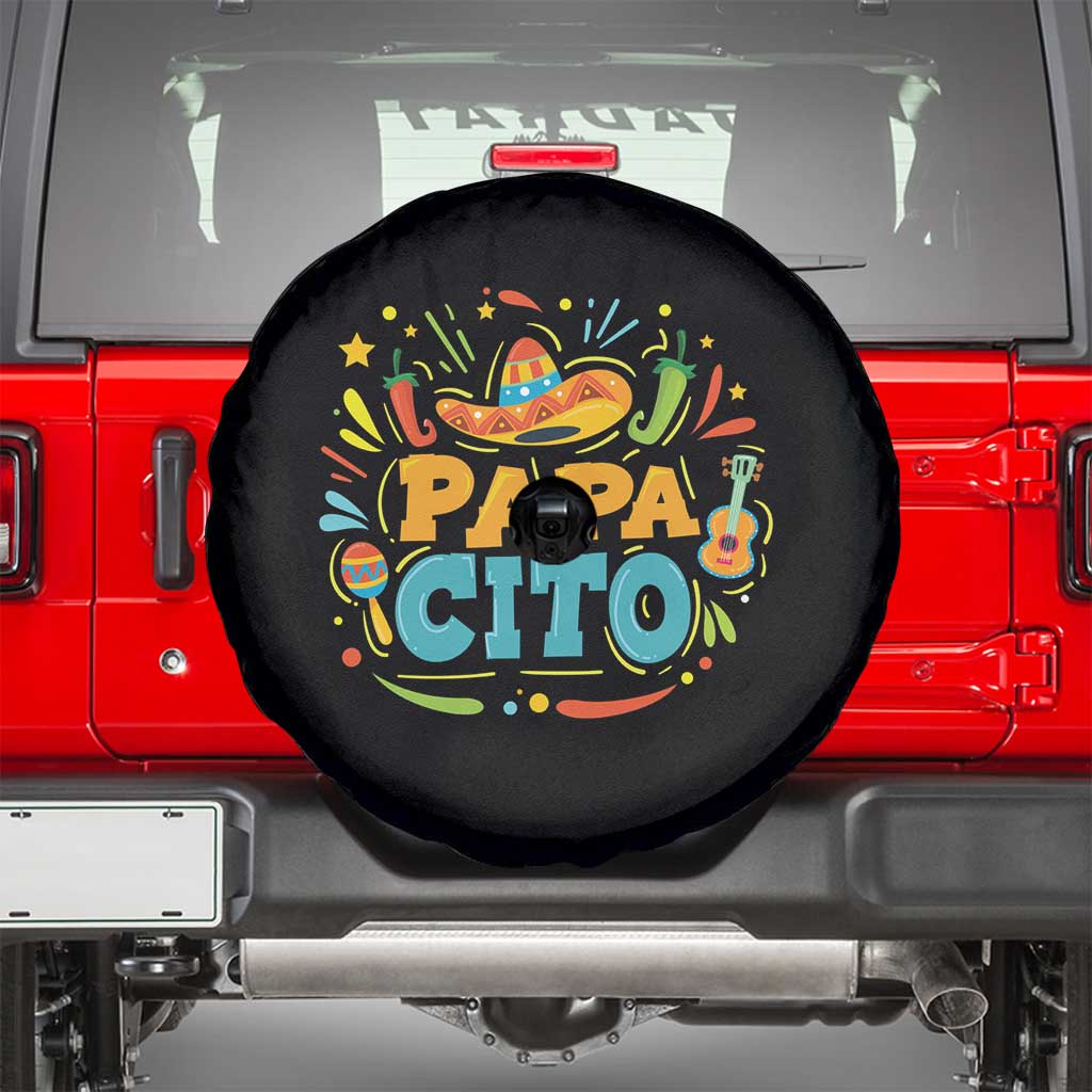 Funny Cinco De Mayo Father's Day Mexican Papacito Spare Tire Cover Sombrero Hat