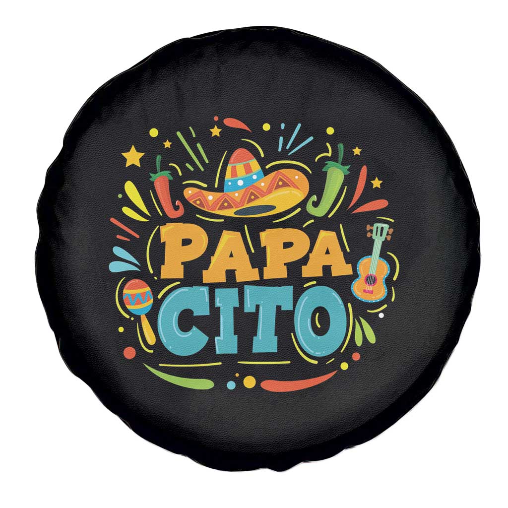 Funny Cinco De Mayo Father's Day Mexican Papacito Spare Tire Cover Sombrero Hat