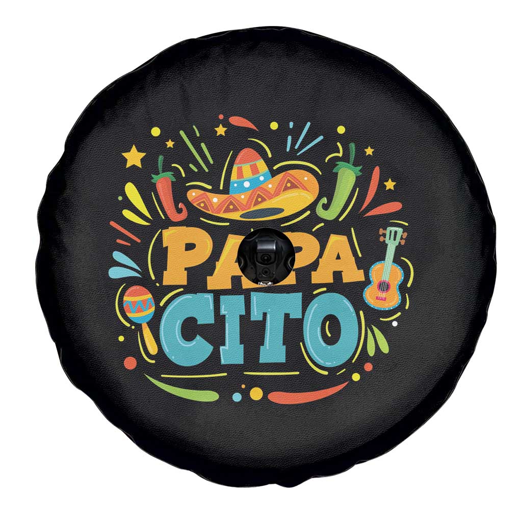 Funny Cinco De Mayo Father's Day Mexican Papacito Spare Tire Cover Sombrero Hat