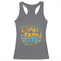 Funny Cinco De Mayo Father's Day Mexican Papacito Racerback Tank Top Sombrero Hat