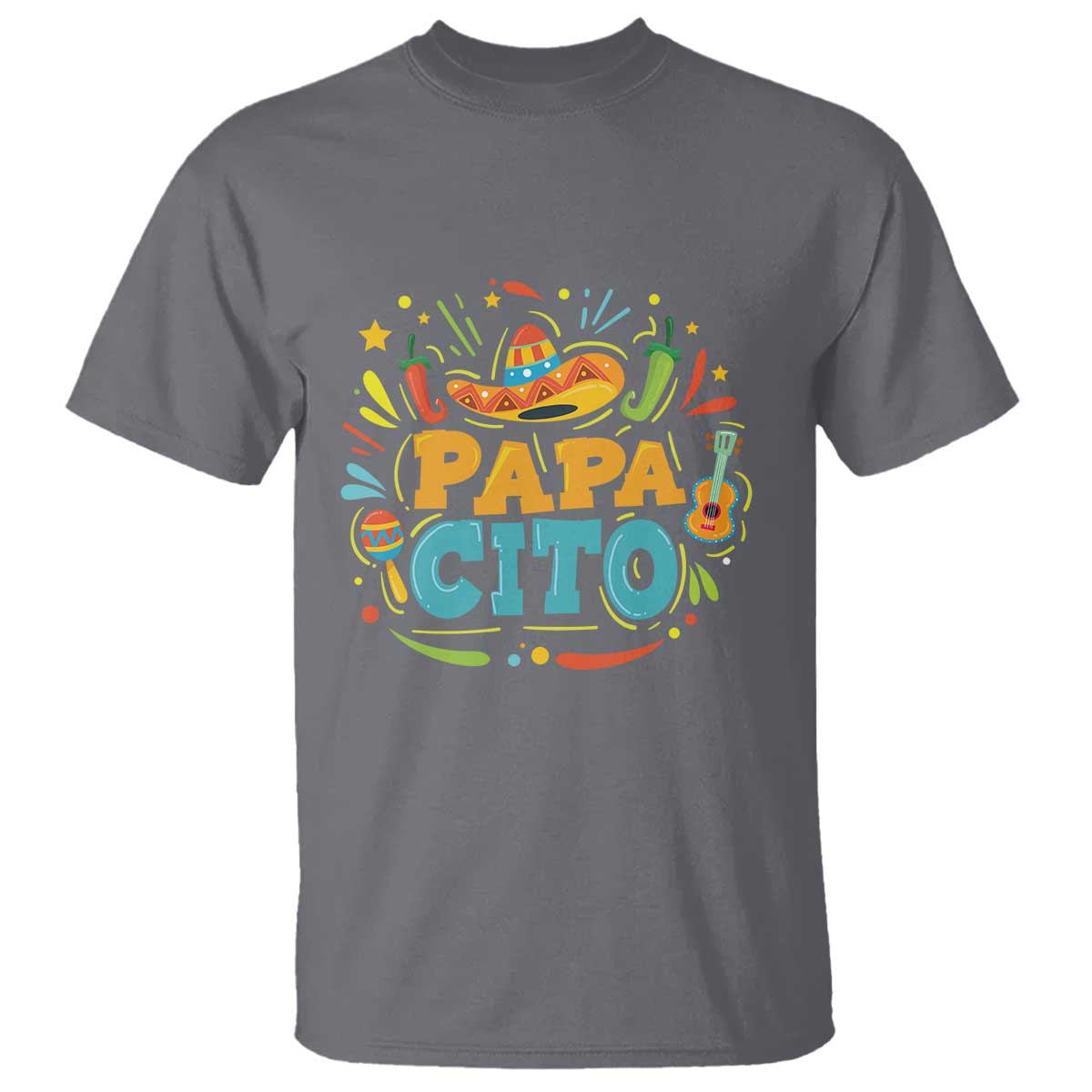 Funny Cinco De Mayo Father's Day Mexican Papacito T Shirt Sombrero Hat