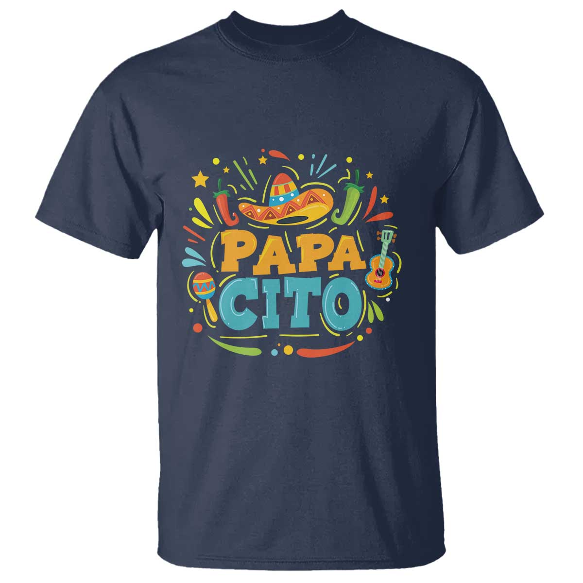 Funny Cinco De Mayo Father's Day Mexican Papacito T Shirt Sombrero Hat