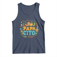 Funny Cinco De Mayo Father's Day Mexican Papacito Tank Top Sombrero Hat