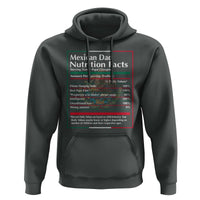 Funny Mexican Dad Hoodie Dad Nutrition Facts Mexico Flag Father's Day