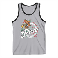 Funny Cinco De Mayo Tank Top Borracho Pero Buen Muchacho Mexican Skeleton With Beers
