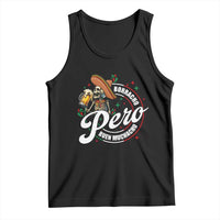 Funny Cinco De Mayo Tank Top Borracho Pero Buen Muchacho Mexican Skeleton With Beers