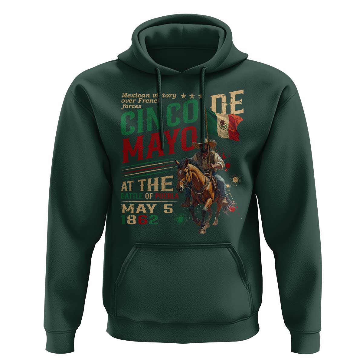 Cinco De Mayo Celebrate The Battle Of Puebla Mexico Hoodie