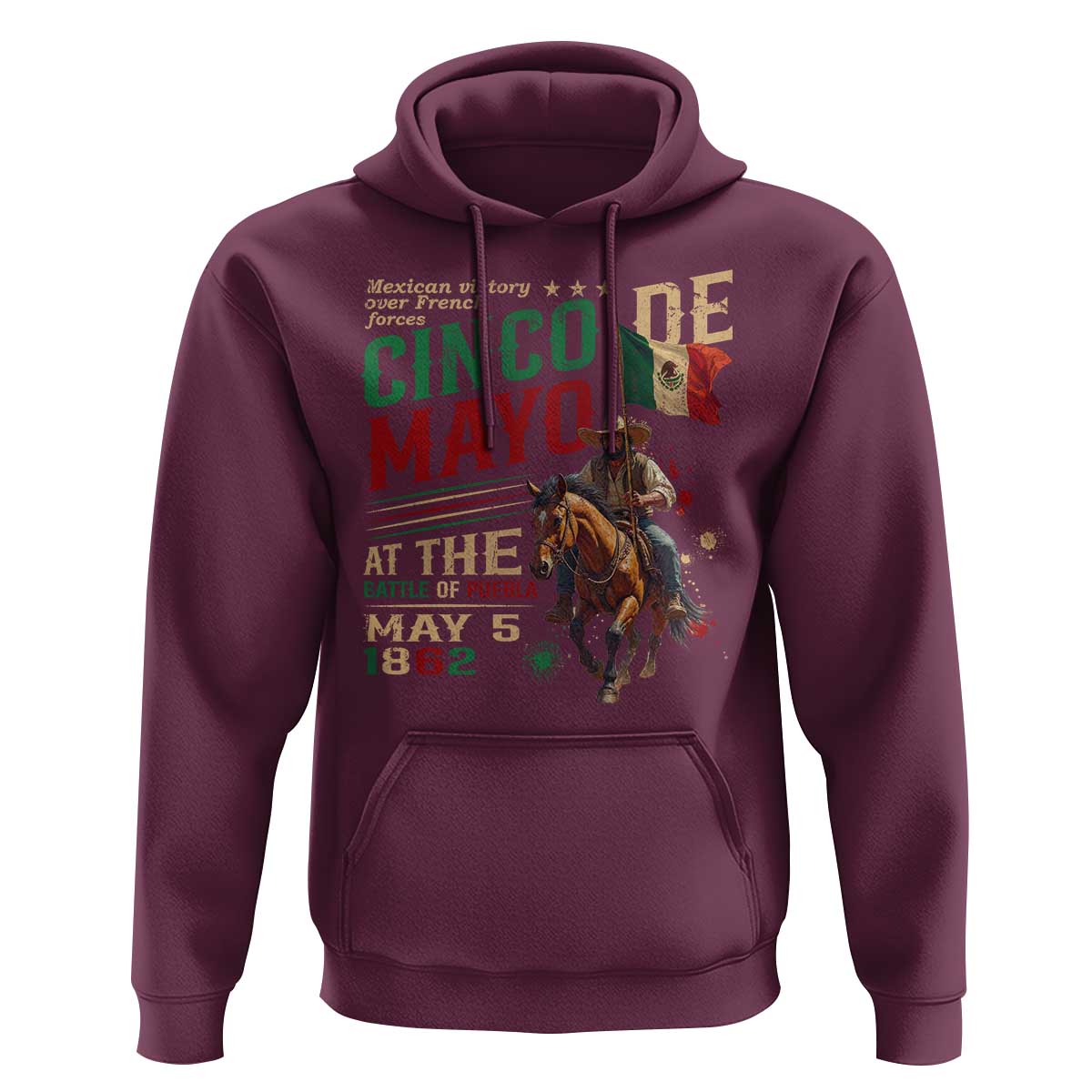 Cinco De Mayo Celebrate The Battle Of Puebla Mexico Hoodie