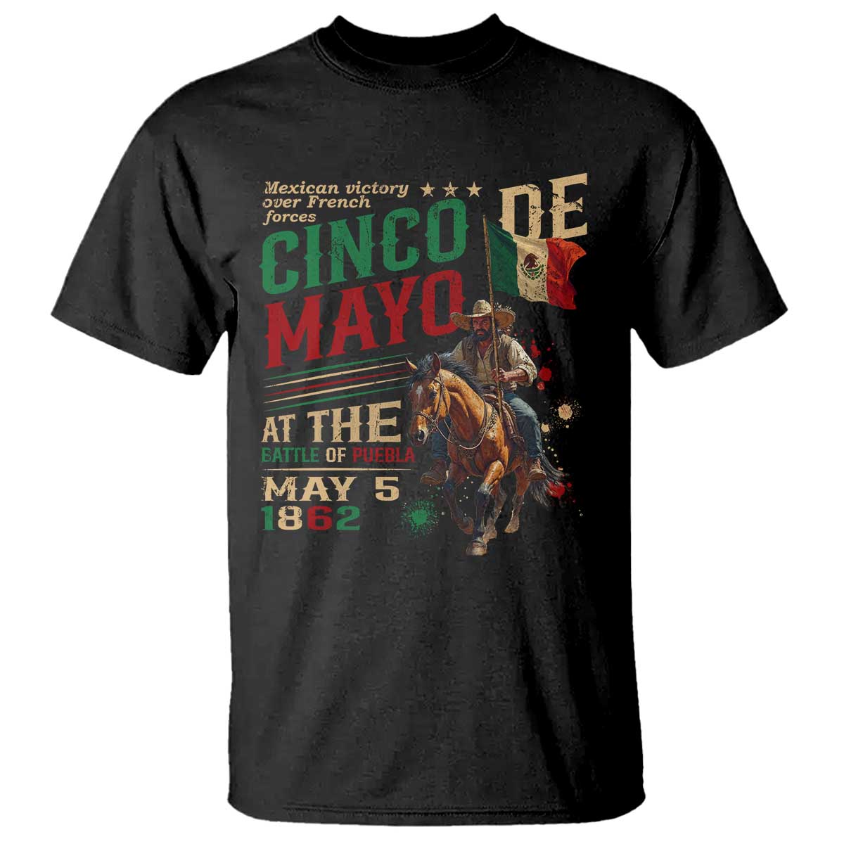Cinco De Mayo Celebrate The Battle Of Puebla Mexico T Shirt